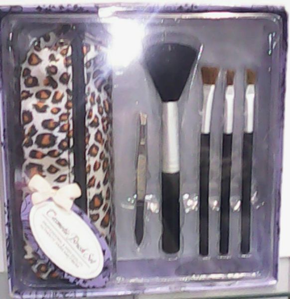 KIT COM 4 PINCÉIS E 1 PINÇA